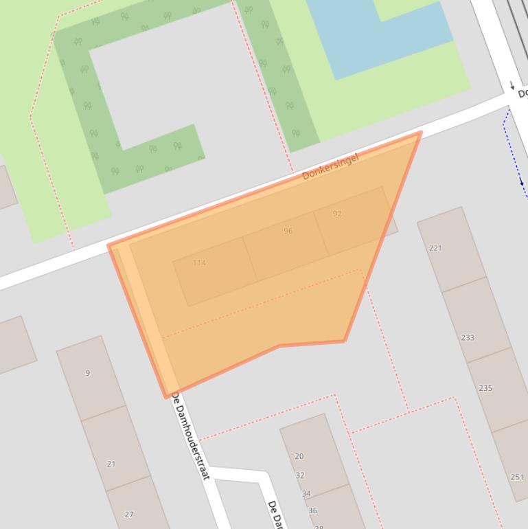 Kaart van postcodegebied 3052PM.