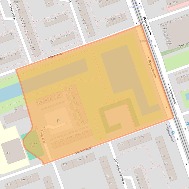 Kaart van postcodegebied 3052PV.