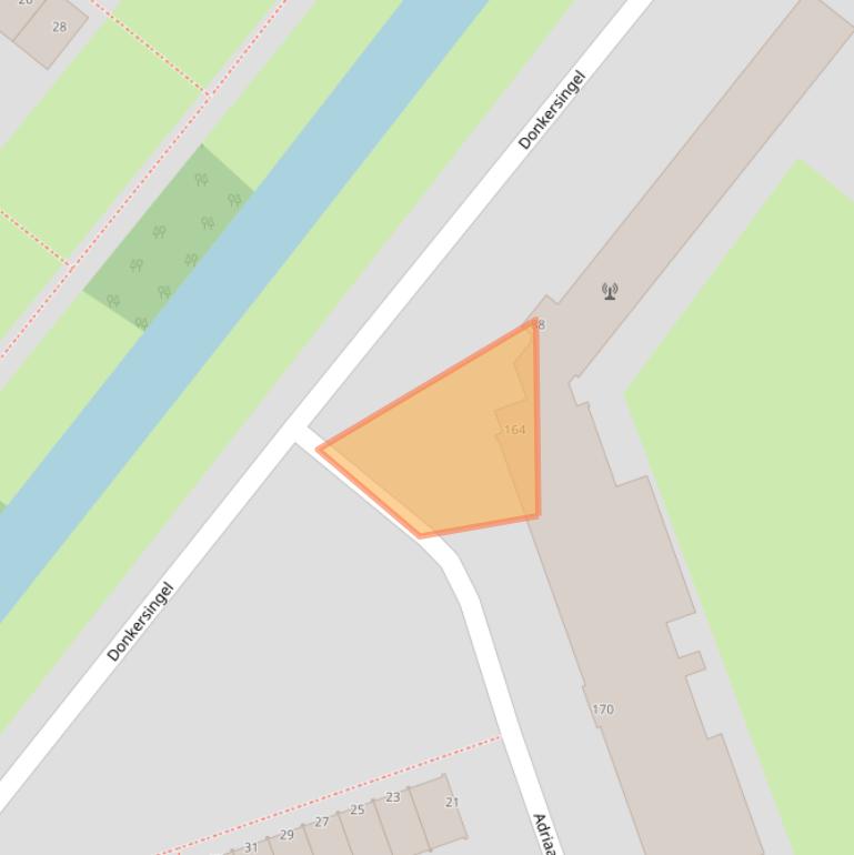 Kaart van postcodegebied 3052RH.