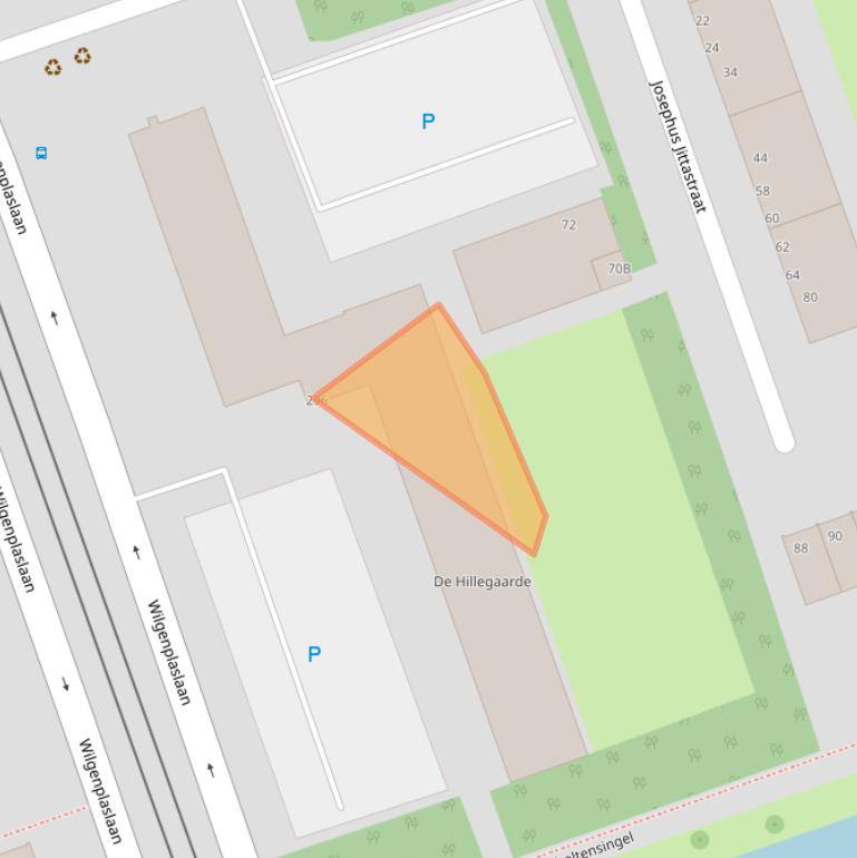 Kaart van postcodegebied 3052SM.