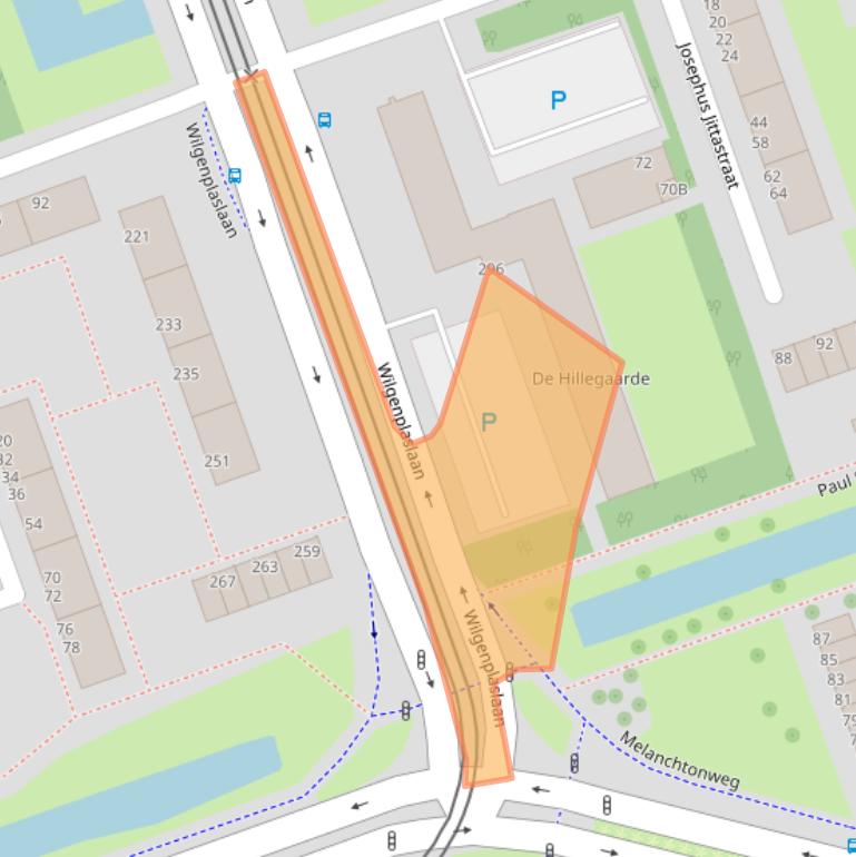 Kaart van postcodegebied 3052SN.