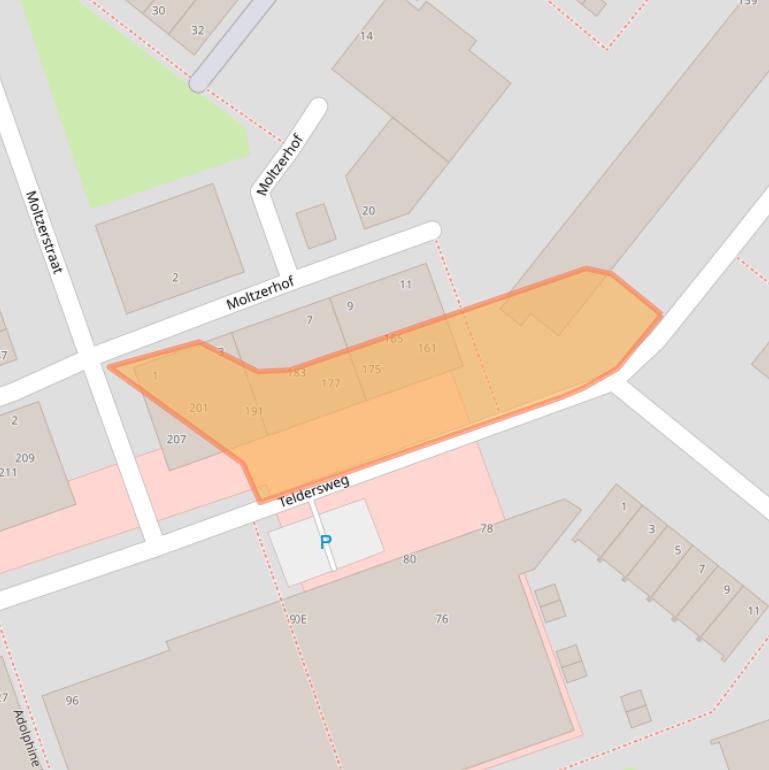 Kaart van postcodegebied 3052TG.