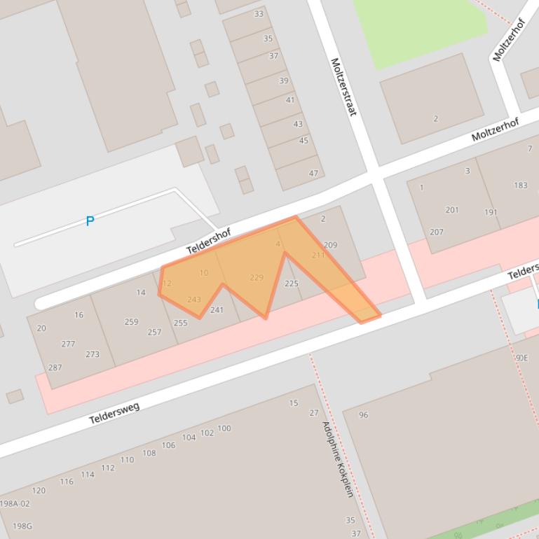 Kaart van postcodegebied 3052TH.