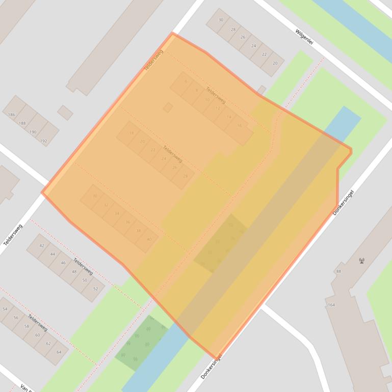 Kaart van postcodegebied 3052TK.