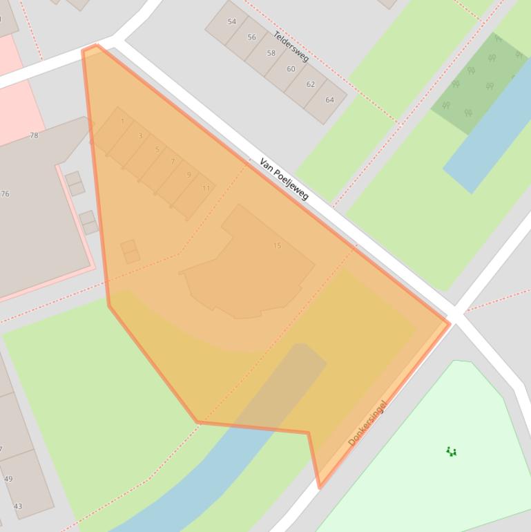 Kaart van postcodegebied 3052TM.