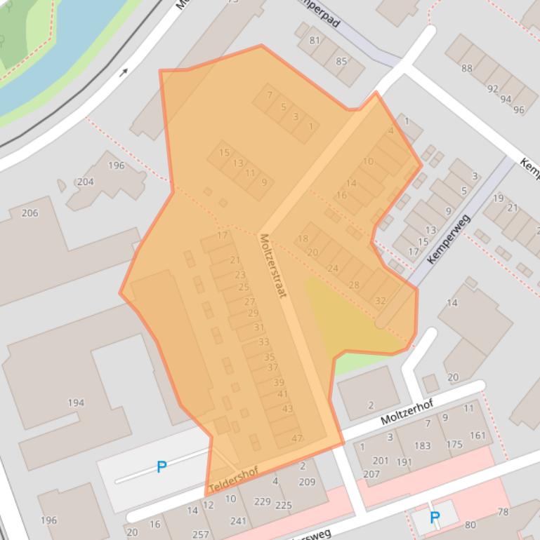 Kaart van postcodegebied 3052VB.