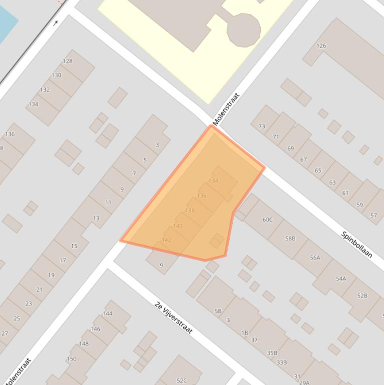 Kaart van postcodegebied 3052XH.