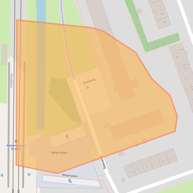 Kaart van postcodegebied 3053AG.
