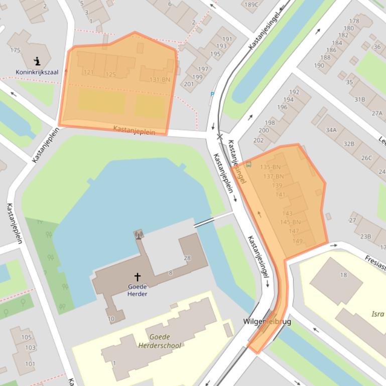 Kaart van postcodegebied 3053CC.