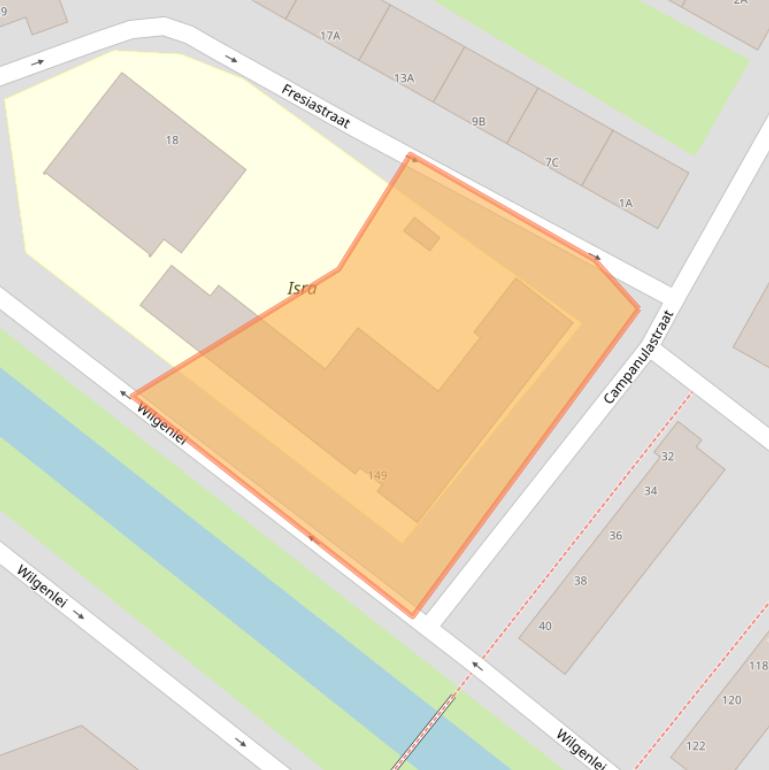 Kaart van postcodegebied 3053CG.