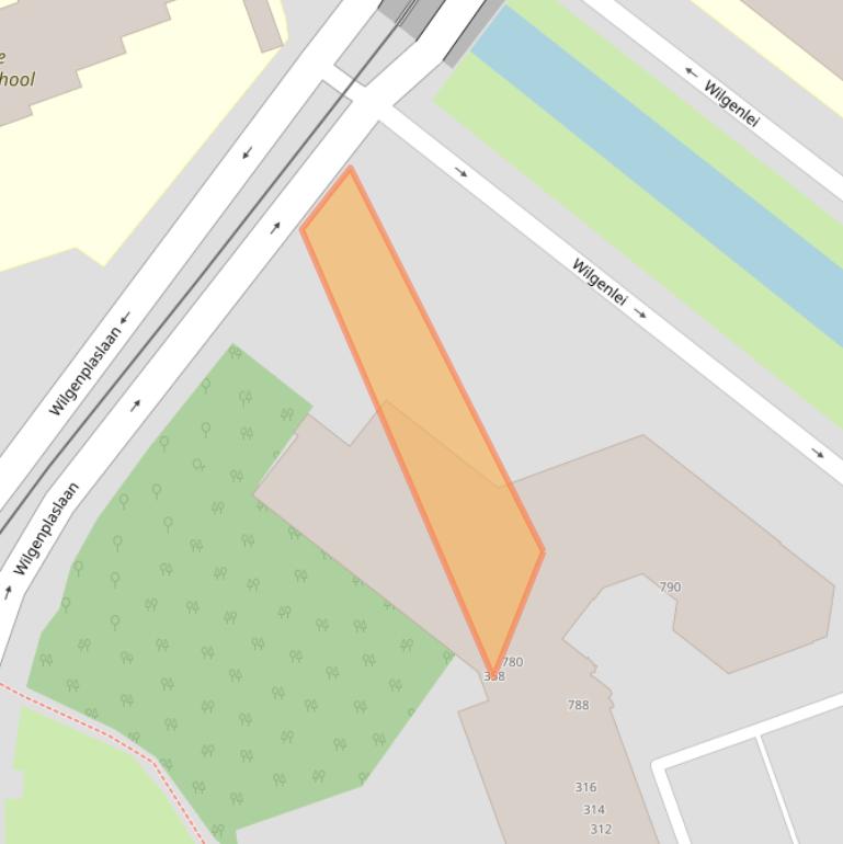 Kaart van postcodegebied 3053CR.