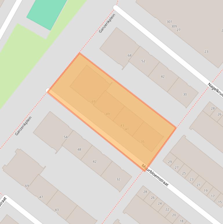 Kaart van postcodegebied 3053EH.