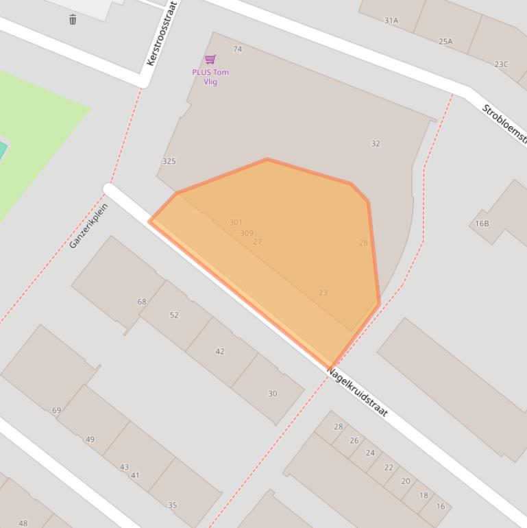 Kaart van postcodegebied 3053EM.