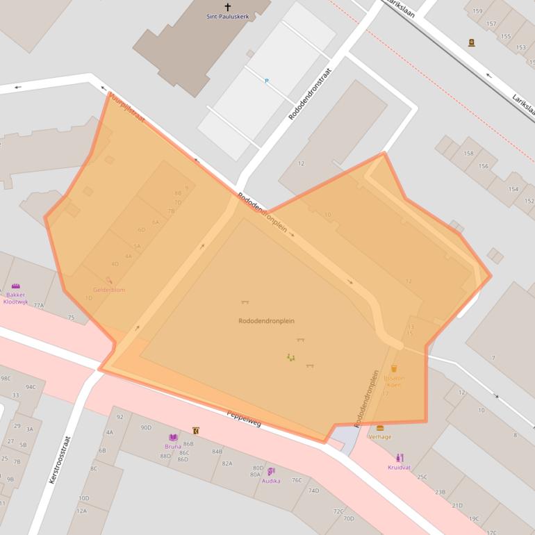 Kaart van postcodegebied 3053ES.