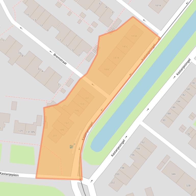 Kaart van postcodegebied 3053HL.