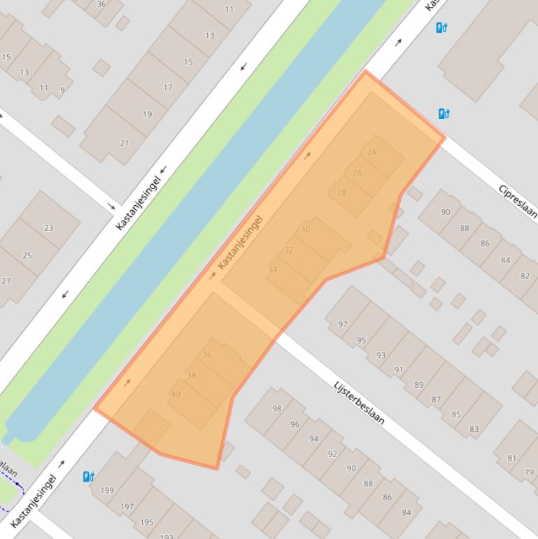 Kaart van postcodegebied 3053HM.