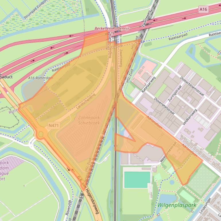 Kaart van postcodegebied 3053JC.