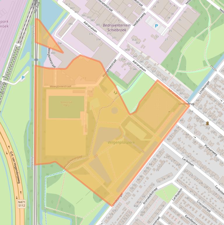 Kaart van postcodegebied 3053JS.