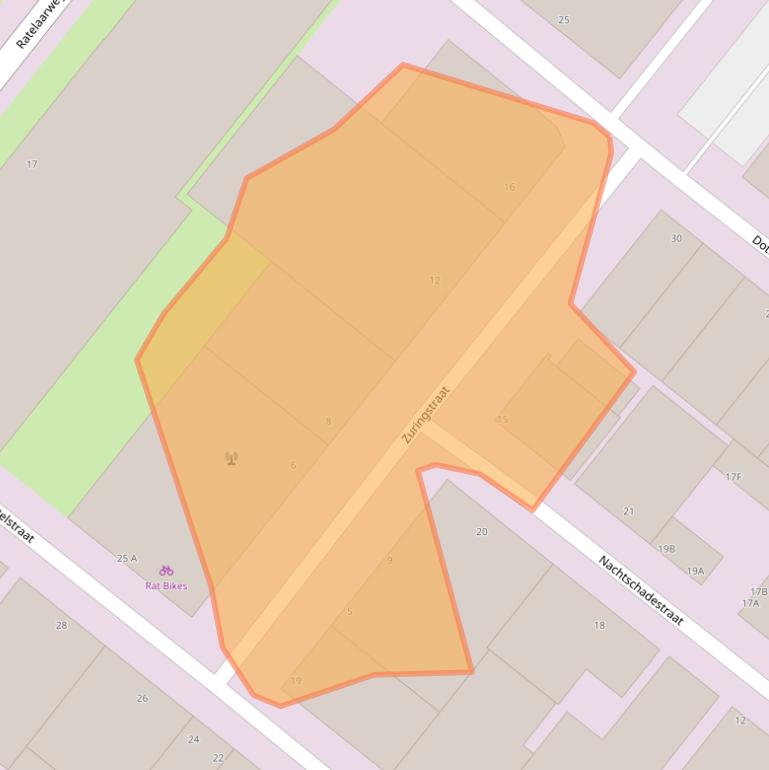 Kaart van postcodegebied 3053JT.