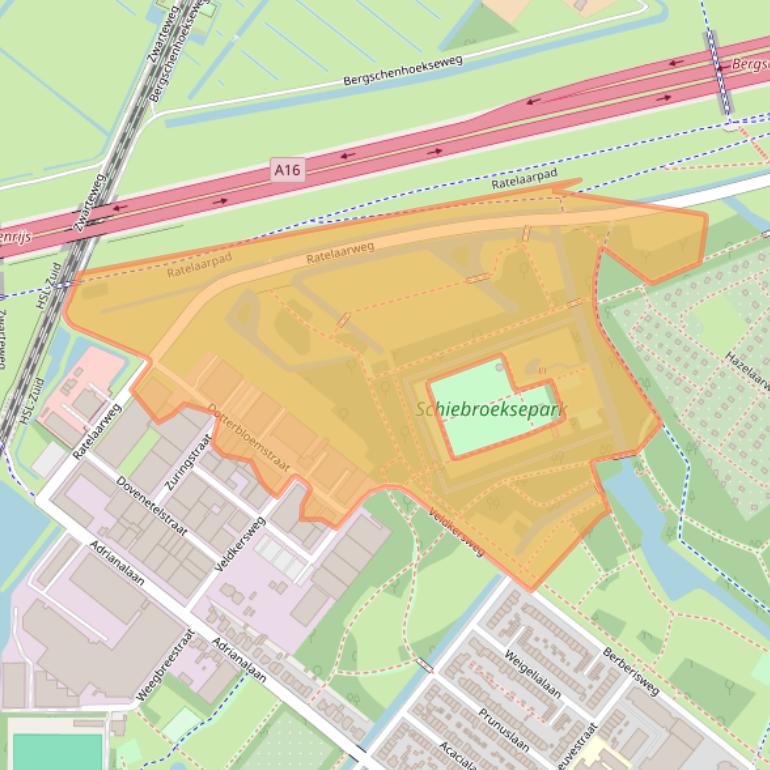 Kaart van postcodegebied 3053JV.