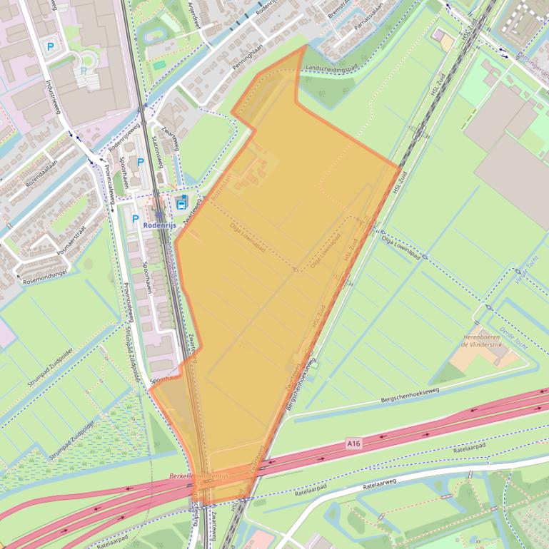 Kaart van postcodegebied 3053KB.