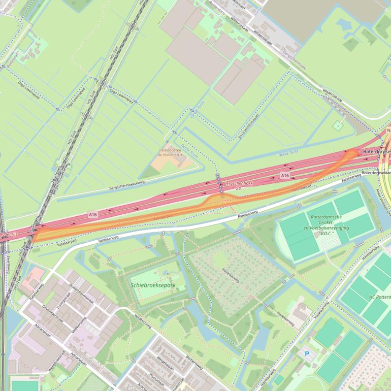 Kaart van postcodegebied 3053KC.