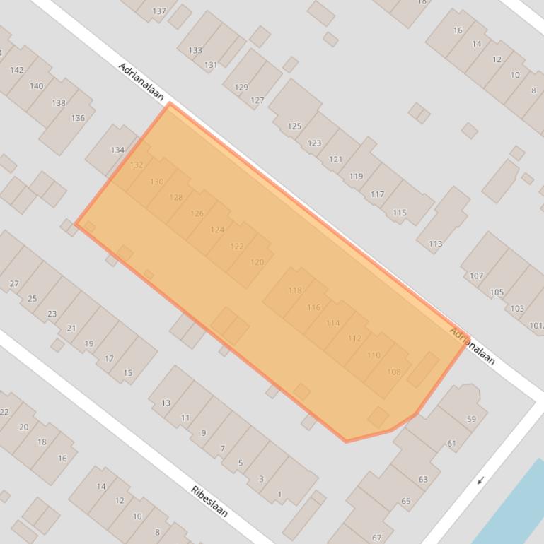Kaart van postcodegebied 3053MD.