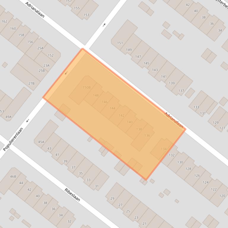 Kaart van postcodegebied 3053ME.