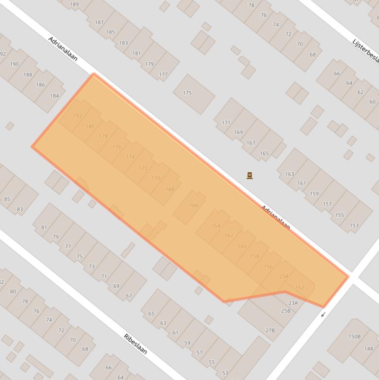 Kaart van postcodegebied 3053MG.