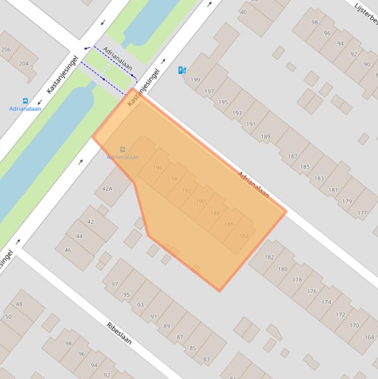 Kaart van postcodegebied 3053MH.