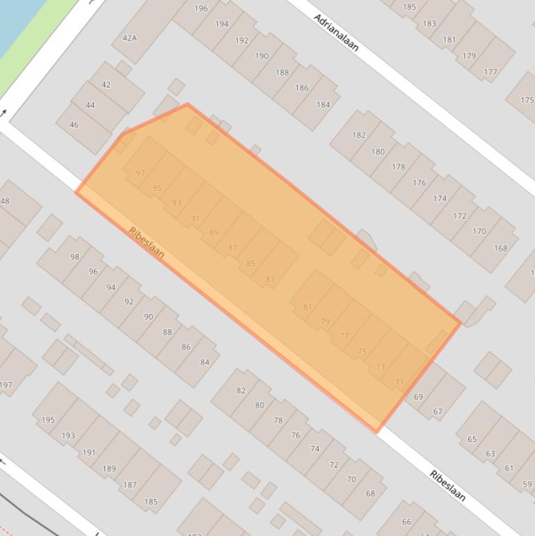Kaart van postcodegebied 3053ML.