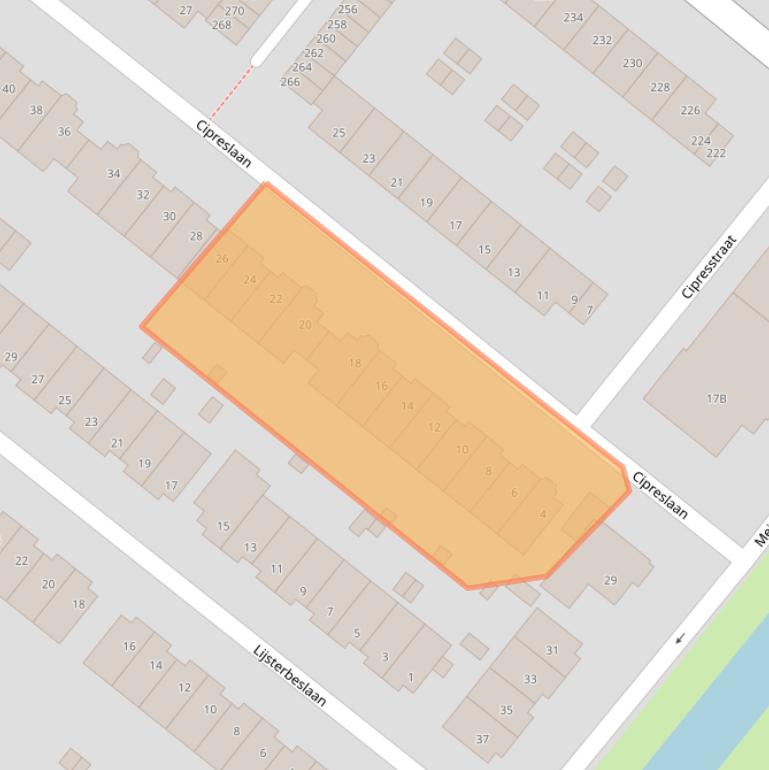 Kaart van postcodegebied 3053NC.