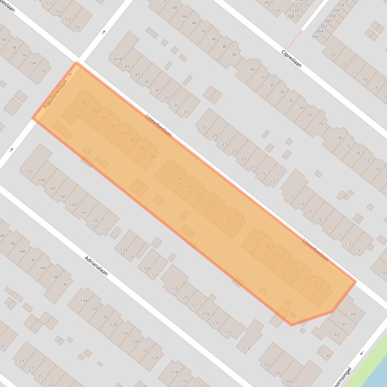 Kaart van postcodegebied 3053NK.