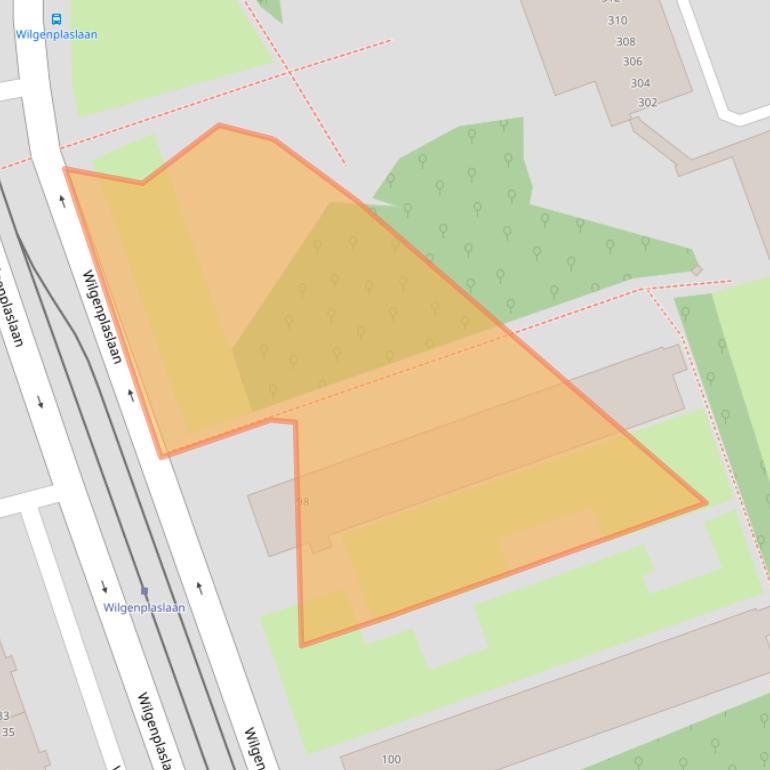 Kaart van postcodegebied 3053SH.