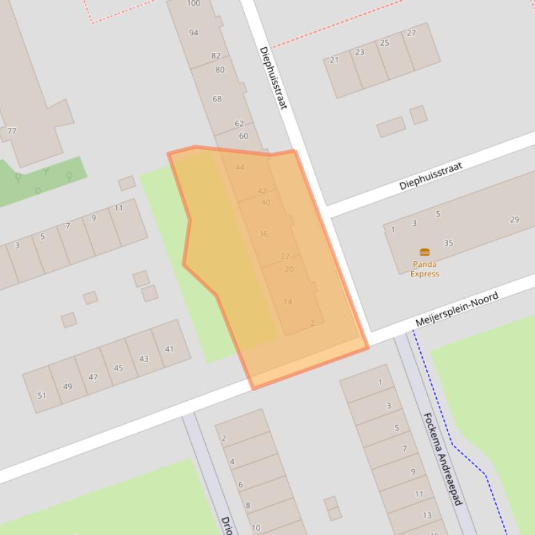 Kaart van postcodegebied 3053TB.