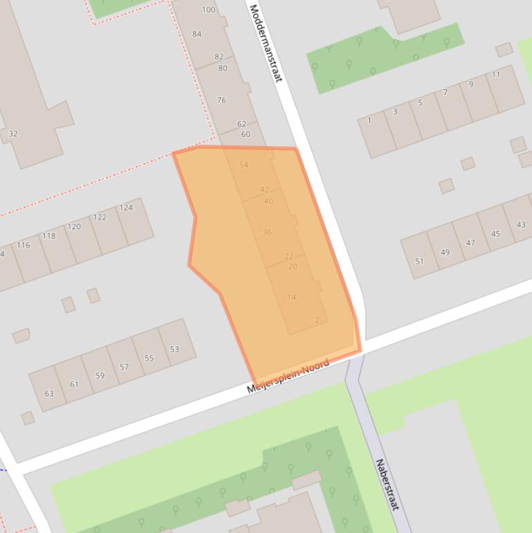 Kaart van postcodegebied 3053TL.