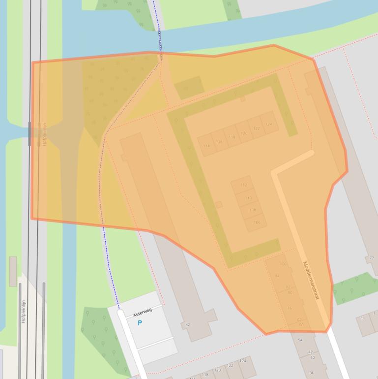 Kaart van postcodegebied 3053TM.