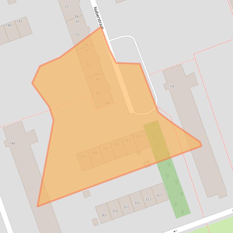 Kaart van postcodegebied 3053TP.