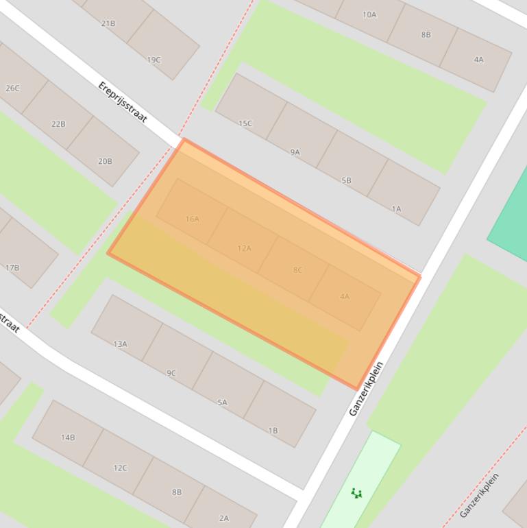 Kaart van postcodegebied 3053VD.