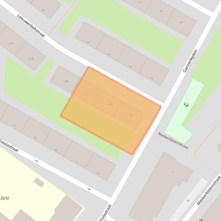 Kaart van postcodegebied 3053VL.