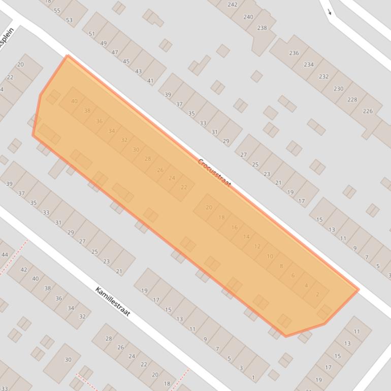 Kaart van postcodegebied 3053XM.