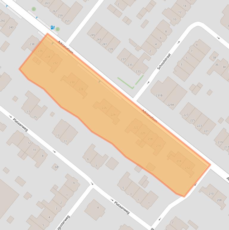 Kaart van postcodegebied 3053ZH.