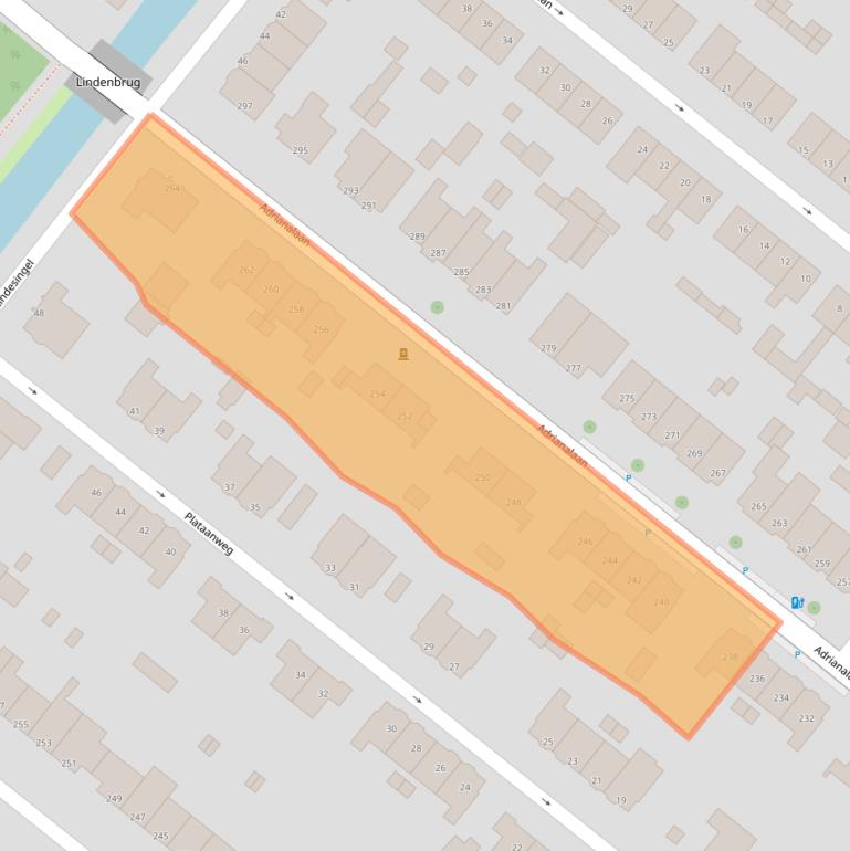 Kaart van postcodegebied 3053ZJ.