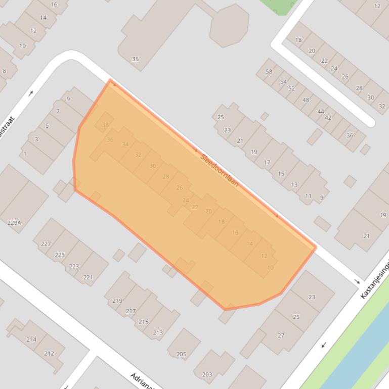 Kaart van postcodegebied 3053ZP.