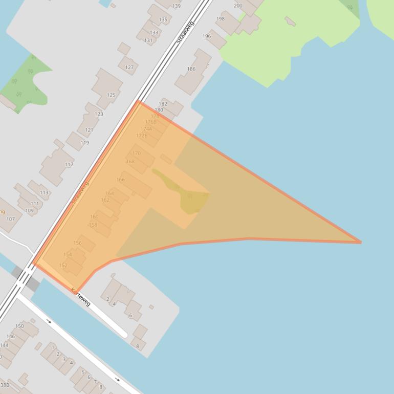 Kaart van postcodegebied 3054AJ.