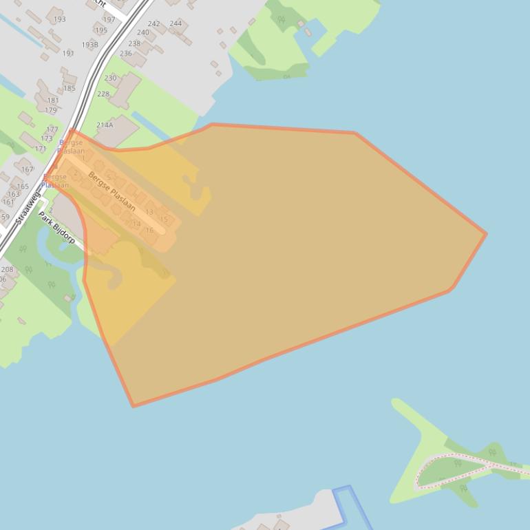 Kaart van postcodegebied 3054AR.