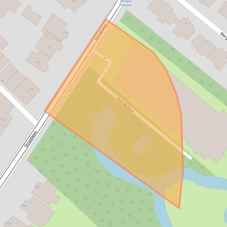 Kaart van postcodegebied 3054AX.