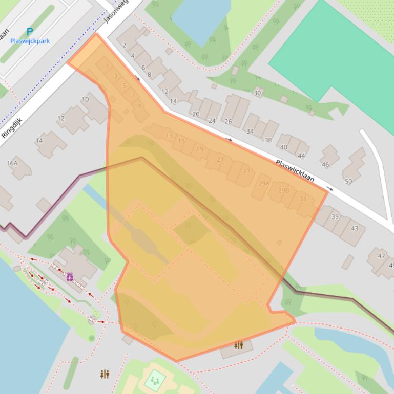 Kaart van postcodegebied 3054CL.