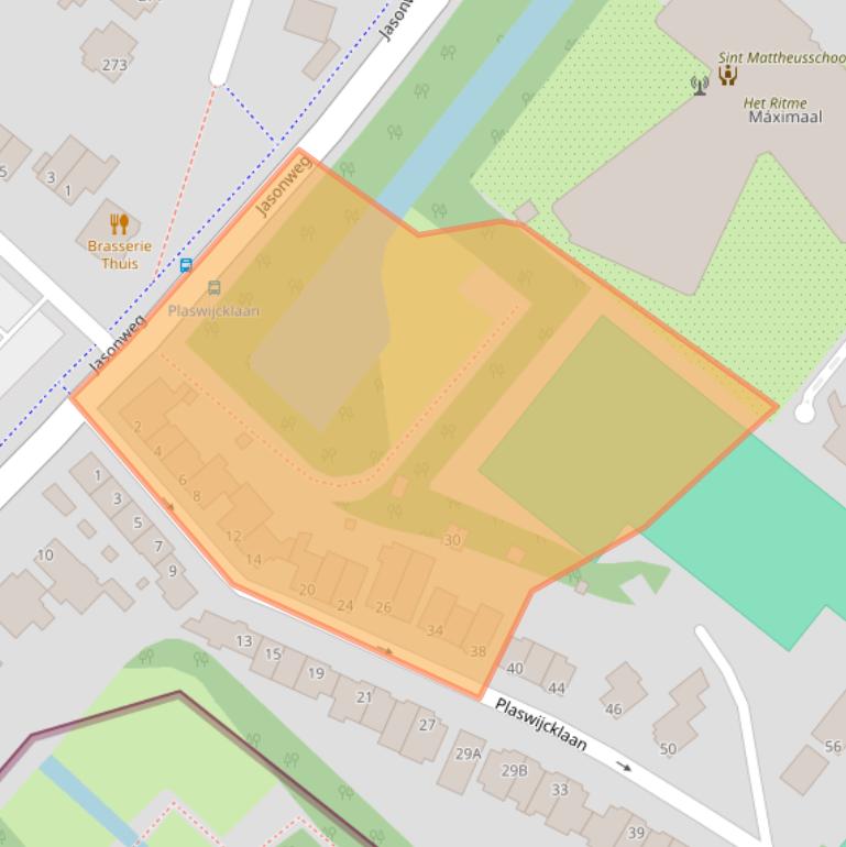 Kaart van postcodegebied 3054CN.