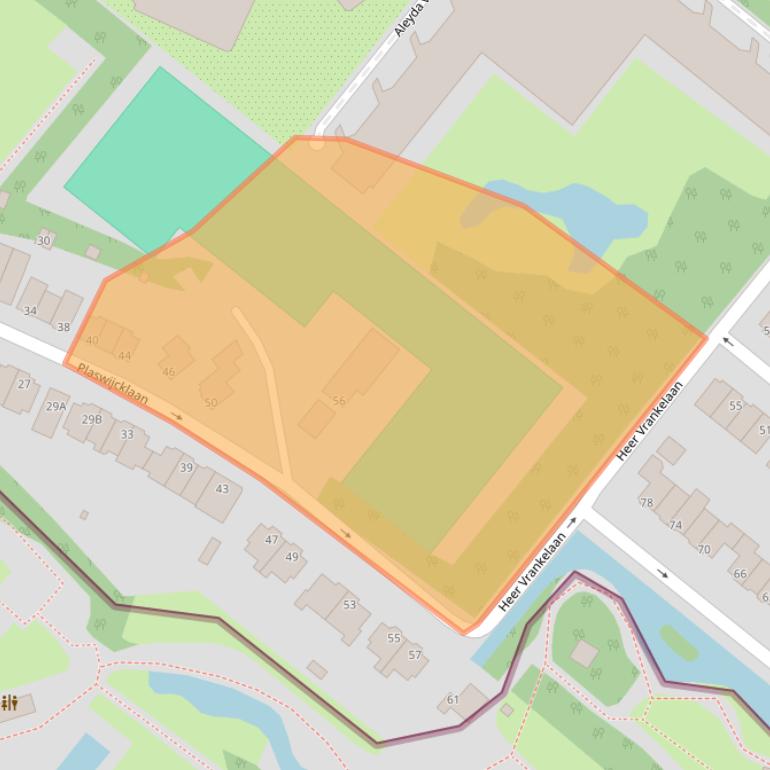 Kaart van postcodegebied 3054CP.